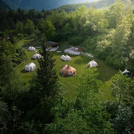 Glamping Gozdna Jasa Luxury tent Bovec