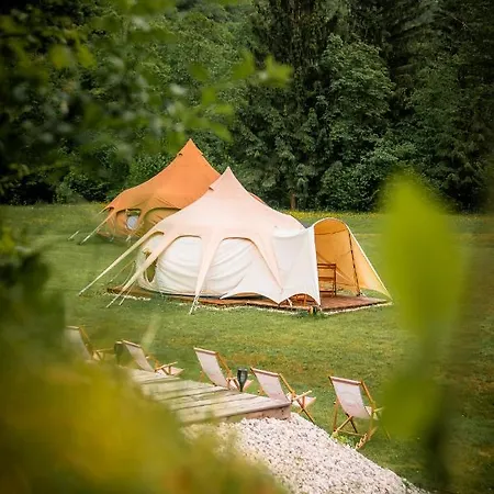 Luxury tent Glamping Gozdna Jasa Bovec