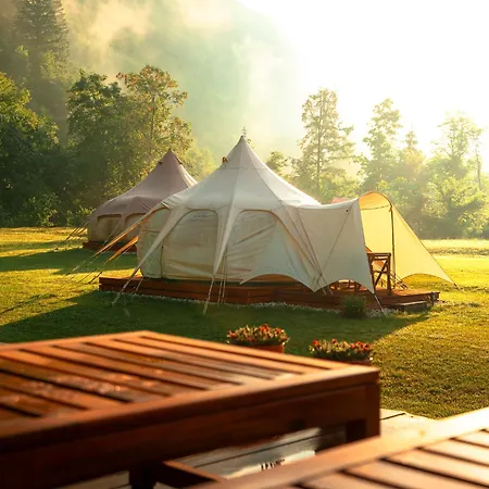 Glamping Gozdna Jasa Luxury tent Bovec
